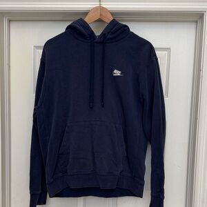 Nike Men's Dark Blue Hoodie